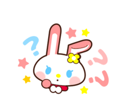 0388 of the pink rabbit sticker #13581635
