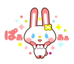 0388 of the pink rabbit sticker #13581638