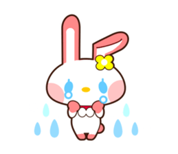 0388 of the pink rabbit sticker #13581639