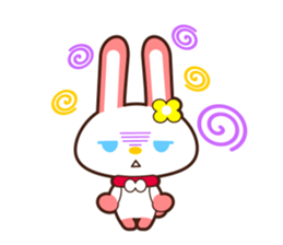 0388 of the pink rabbit sticker #13581643