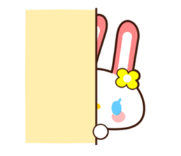 0388 of the pink rabbit sticker #13581644