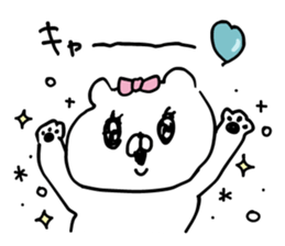 Let's accompanied by a bear~kawaii ver5~ sticker #13582005