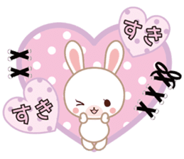 Lovey-Dovey bunnies Rai & Mai sticker #13582118