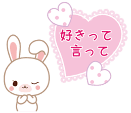 Lovey-Dovey bunnies Rai & Mai sticker #13582134