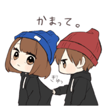 Nonchan wiwh Twins brother sticker #13582225