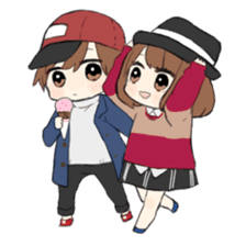 Nonchan wiwh Twins brother sticker #13582245