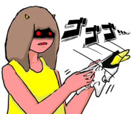 Oniyome Sticker2-Angry wife of stickers- sticker #13582376