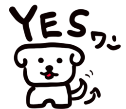 dog of square face sticker part1 sticker #13582888