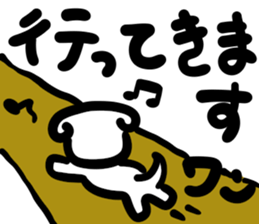 dog of square face sticker part1 sticker #13582889