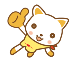 ninja cat haku03 moving! sticker #13583064