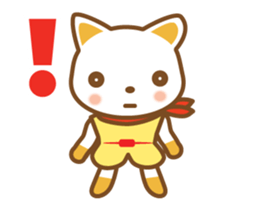 ninja cat haku03 moving! sticker #13583067