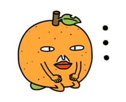Ugly orange sticker #13583116