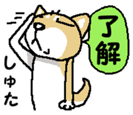 Mr. Shiba 5 ( Greeting ) sticker #13583143