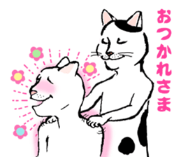 Cats only sticker sticker #13583257