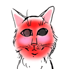 Cats only sticker sticker #13583260