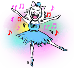 Cats only sticker sticker #13583262