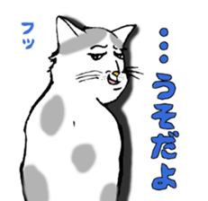 Cats only sticker sticker #13583286