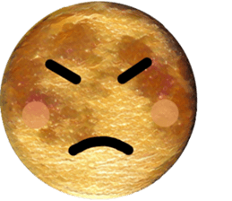 The real moon sticker #13583434