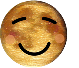 The real moon sticker #13583438