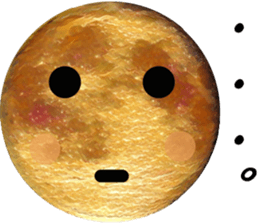 The real moon sticker #13583439