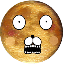 The real moon sticker #13583446