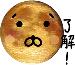 The real moon sticker #13583450
