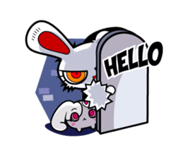 BLOODY BUNNY ANIMATED sticker #13583534