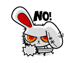 BLOODY BUNNY ANIMATED sticker #13583536