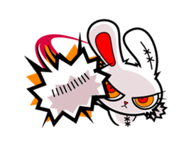BLOODY BUNNY ANIMATED sticker #13583538
