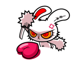 BLOODY BUNNY ANIMATED sticker #13583542