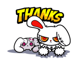 BLOODY BUNNY ANIMATED sticker #13583543