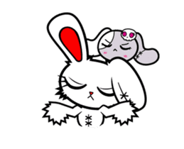 BLOODY BUNNY ANIMATED sticker #13583544