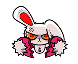 BLOODY BUNNY ANIMATED sticker #13583547