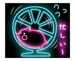 fluorescence Sticker4 sticker #13583976