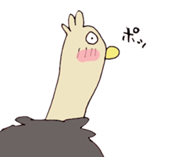 Surreal and Funny ostriches sticker #13584023