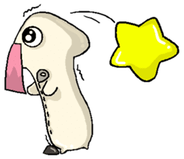 Pair star heart odd odd sticker #13584106