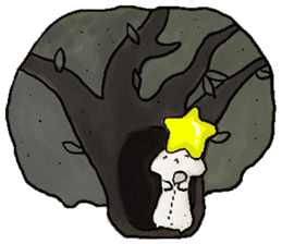 Pair star heart odd odd sticker #13584108