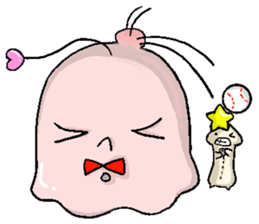 Pair star heart odd odd sticker #13584117