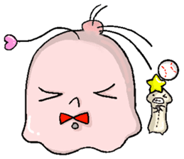 Pair star heart odd odd sticker #13584117