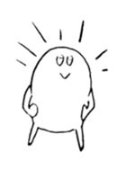 white man's daily life sticker #13584671