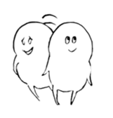 white man's daily life sticker #13584675