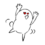 white man's daily life sticker #13584676