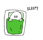 white man's daily life sticker #13584677