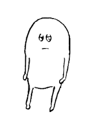 white man's daily life sticker #13584679