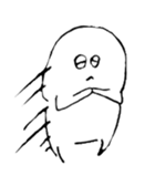 white man's daily life sticker #13584684