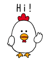 chicken!!(English) sticker #13584686