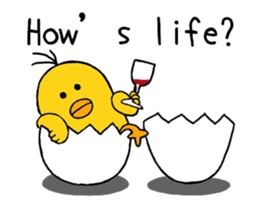 chicken!!(English) sticker #13584687