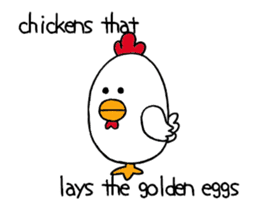 chicken!!(English) sticker #13584690