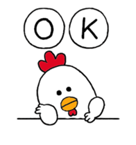 chicken!!(English) sticker #13584691