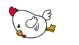 chicken!!(English) sticker #13584701